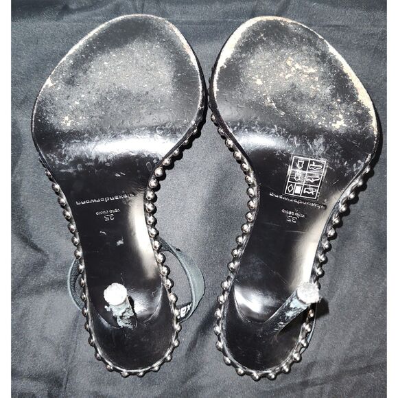 Alexander Wang Nova Stud Clear Sandal Sz 35 - Picture 4 of 4